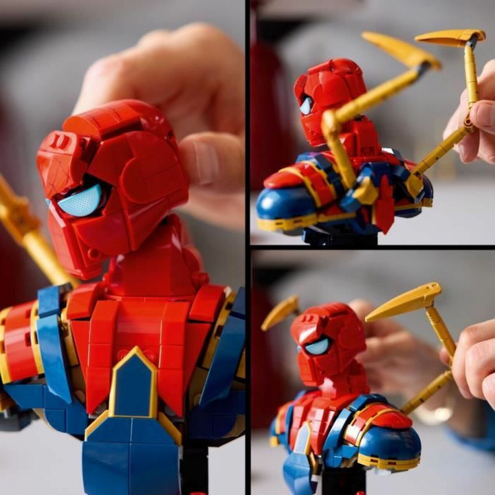 Set de construction Lego 76326 Iron Spider-Man Bust 379 Pièces