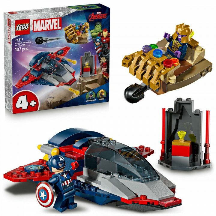 Bouwspel Lego 76319 Captain America VS Thanos 107 Onderdelen