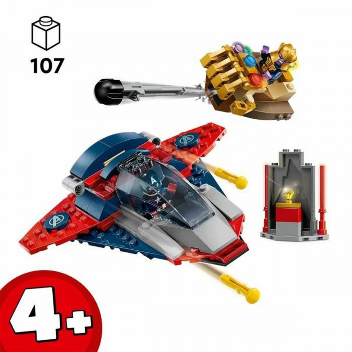 Set di Costruzioni Lego 76319 Captain America VS Thanos 107 Pezzi