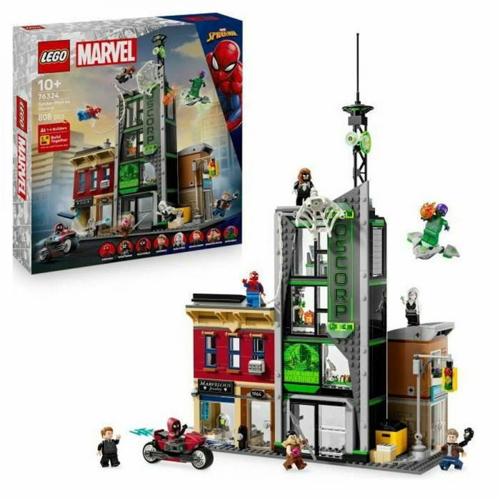 Konstruktionsspiel Lego 76324 Spider-Man VS Oscorp 808 Stücke