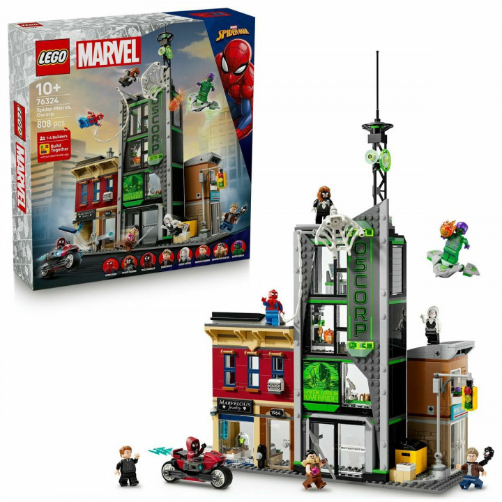 Set de construction Lego 76324 Spider-Man VS Oscorp 808 Pièces