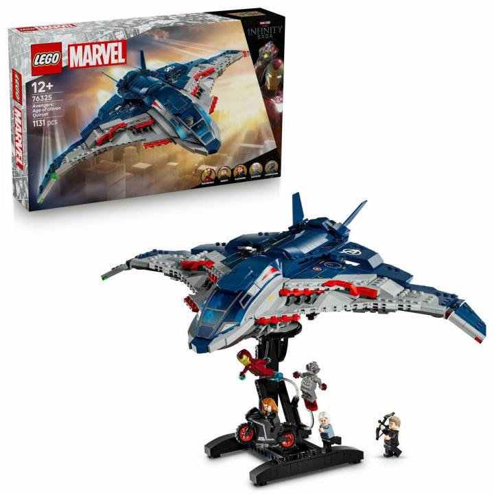 Bouwspel Lego 76325 Age of Ultron Quinjet 1131 Onderdelen