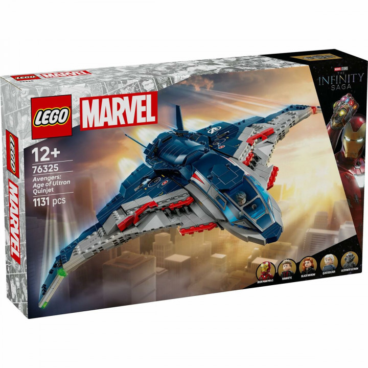Konstruktionsspiel Lego 76325 Age of Ultron Quinjet 1131 Stücke