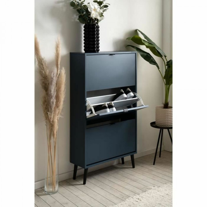 Schoenenrek VIGO 49A Blauw 70 x 24 x 125 cm