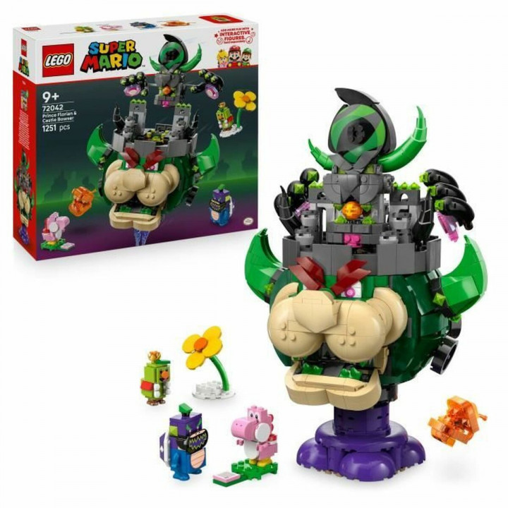 Bouwspel Lego 72042 Prince Florian and Castle Bowser 1251 Onderdelen