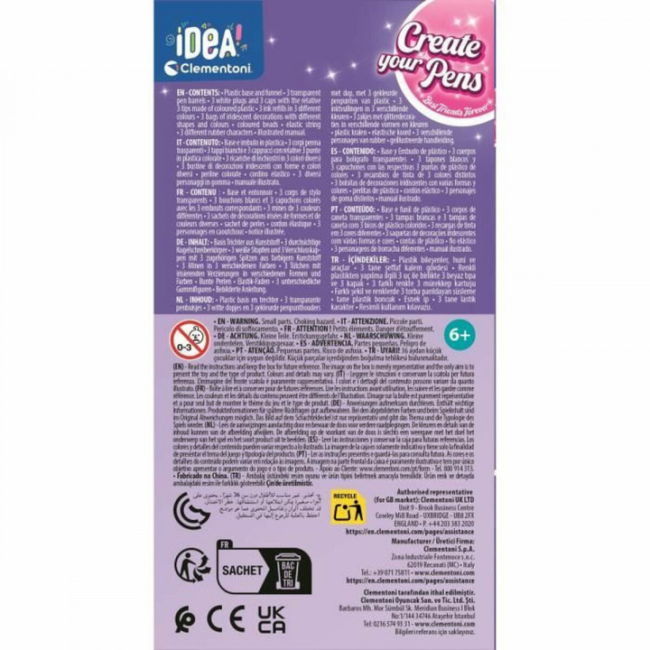 Diseña Dibujos Clementoni Create your Pens Best Friends Multicolor