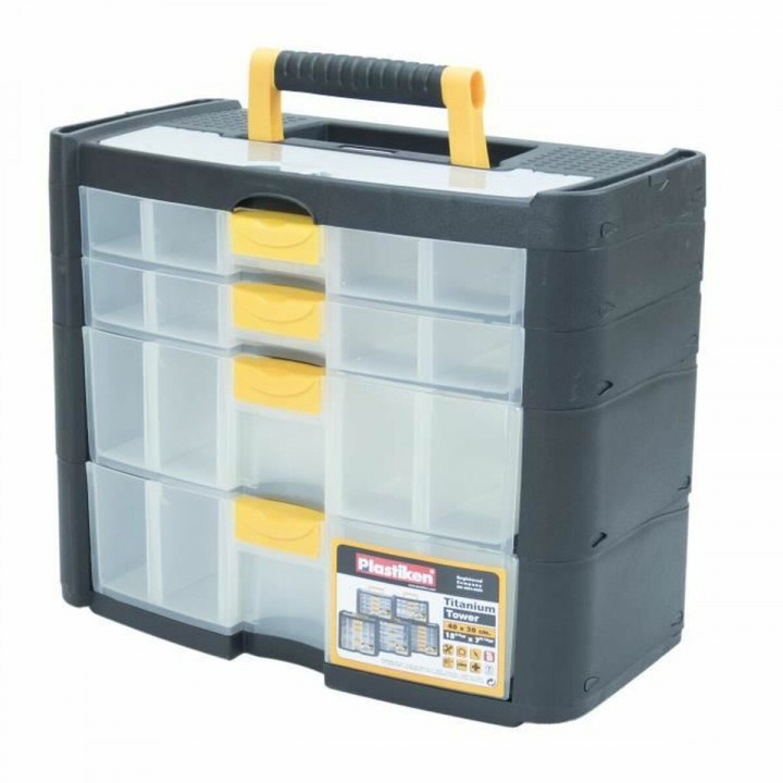 Toolbox Plastiken Titanium 90002 Plastic 40 x 20 x 33 cm
