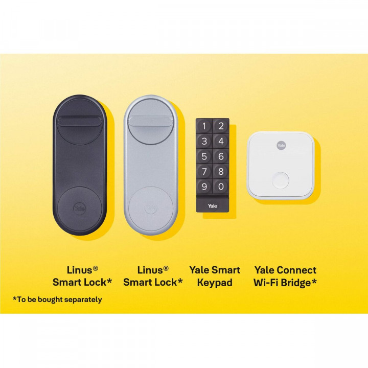 Candado de llave Yale 05/301000/BL Metal Plástico Rectangular