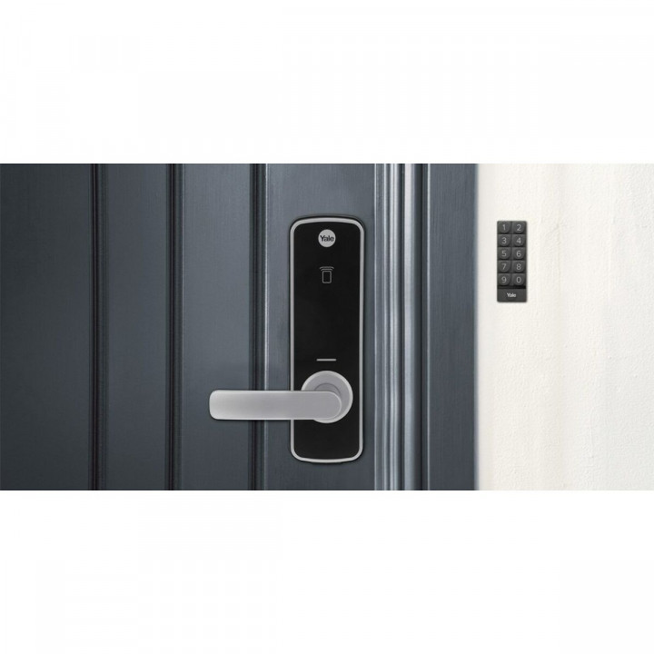 Candado de llave Yale 05/301000/BL Metal Plástico Rectangular