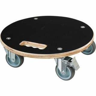 Soporte con Ruedas para Macetas Nature Madera Ø 38 cm