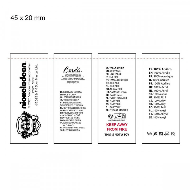 Set of clothes The Paw Patrol Blue