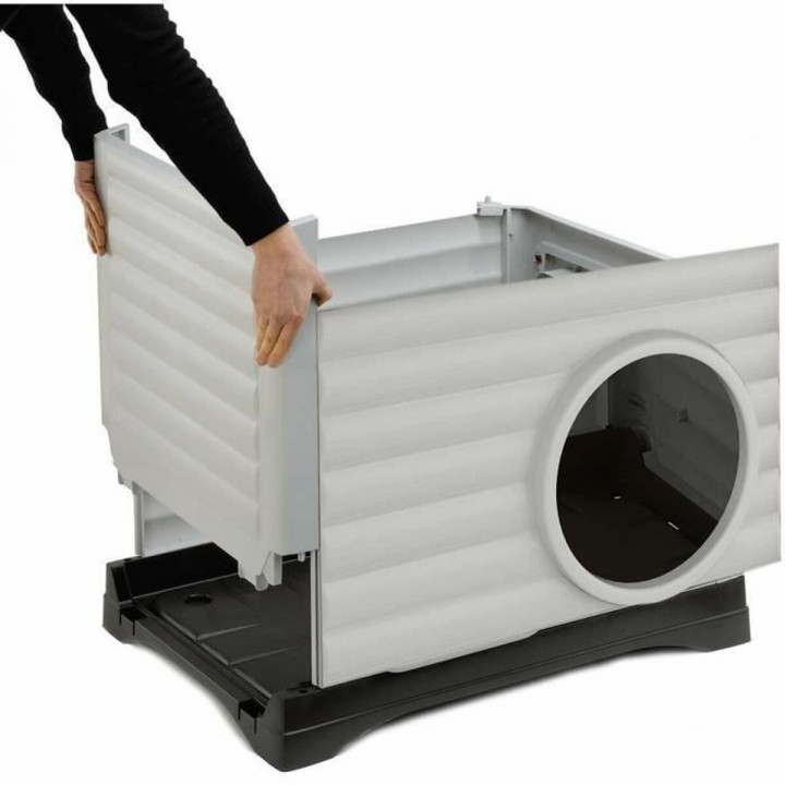 Huisdierbed Ferplast PETVILLA 50 Hars Thermoplast 38,5 x 43 x 38,5 cm Wit Grijs