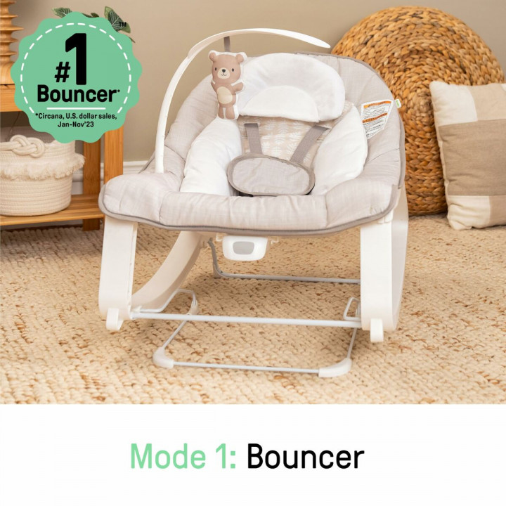 Baby Hammock Ingenuity White Grey