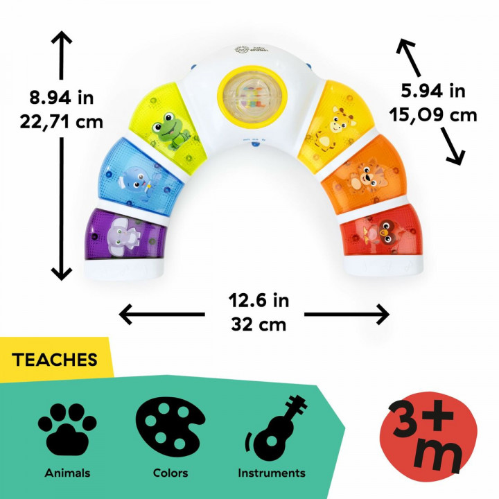 Cerceau d'activités pour bébés Baby Einstein Glow & Discover Light Bar Multicouleur