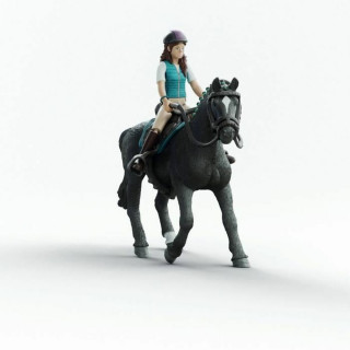 Figurine Schleich Horse Club 42712 Lisa & Storm 8 x 15 x 18 cm 19 X 10 X 17 CM