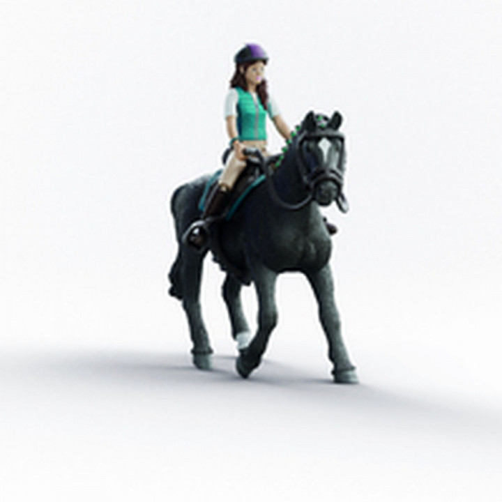 Figure Schleich Horse Club 42712 Lisa & Storm 8 x 15 x 18 cm 19 X 10 X 17 CM