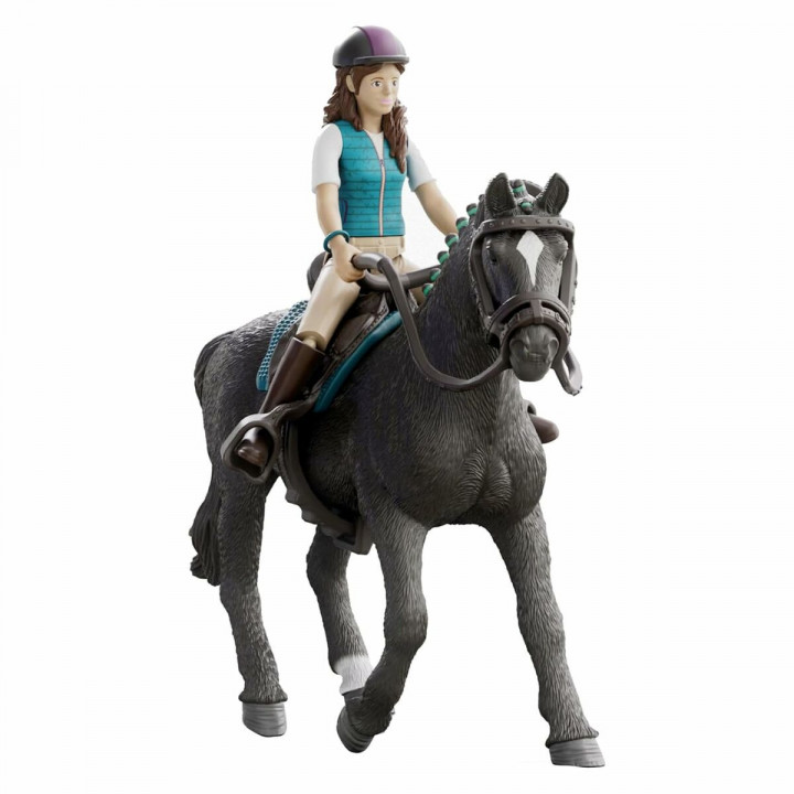 Muñeco Schleich Horse Club 42712 Lisa & Storm 8 x 15 x 18 cm 19 X 10 X 17 CM