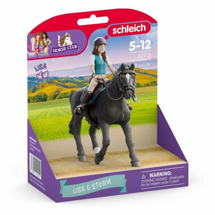 Figuur Schleich Horse Club 42712 Lisa & Storm 8 x 15 x 18 cm 19 X 10 X 17 CM