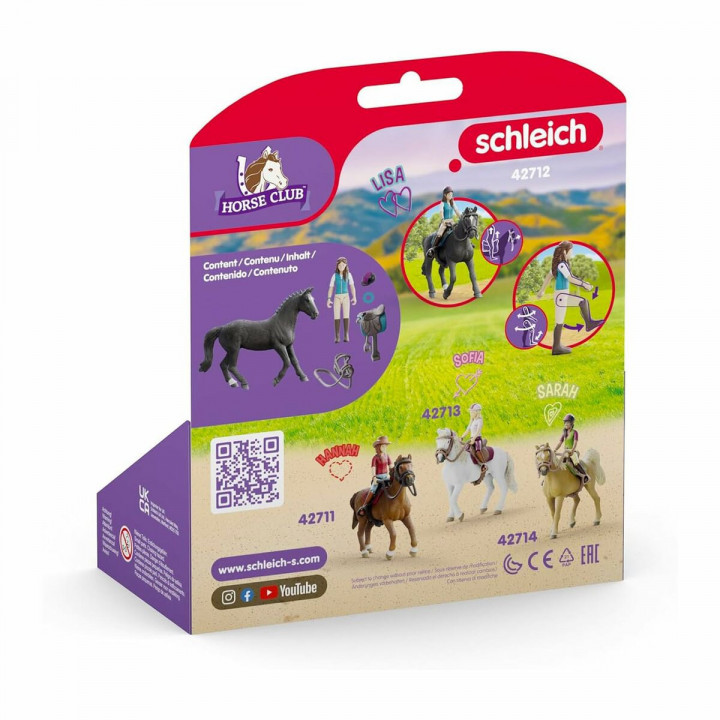 Figuur Schleich Horse Club 42712 Lisa & Storm 8 x 15 x 18 cm 19 X 10 X 17 CM