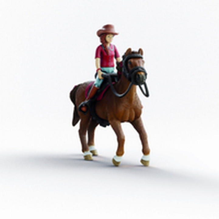 Actionfiguren Schleich Horse Club 42711 Hannah & Cayenne 8 x 15 x 18 cm 21 x 10 x 19 cm