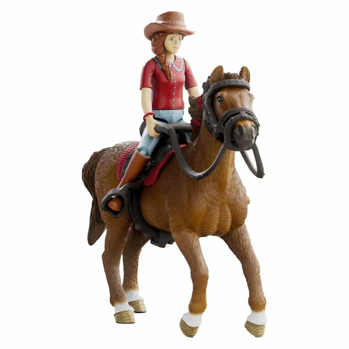 Actionfiguren Schleich Horse Club 42711 Hannah & Cayenne 8 x 15 x 18 cm 21 x 10 x 19 cm