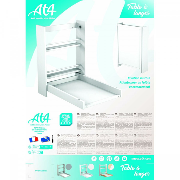 Changeur 56 x 77,5 x 78 cm