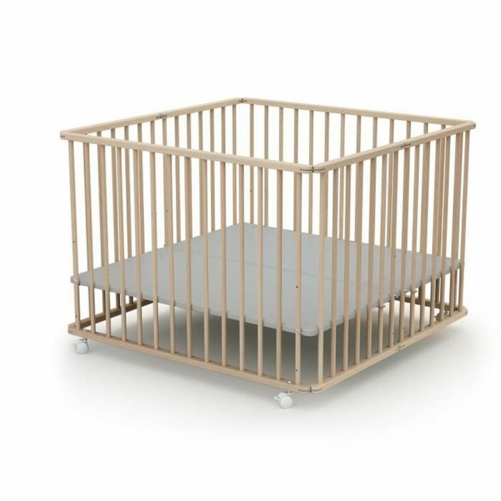 Parco giochi WEBABY 100 x 100 cm Beige