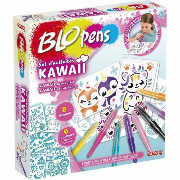 Activiteitendoos om te Kleuren Lansay BLOPENS KAWAII Multicolour