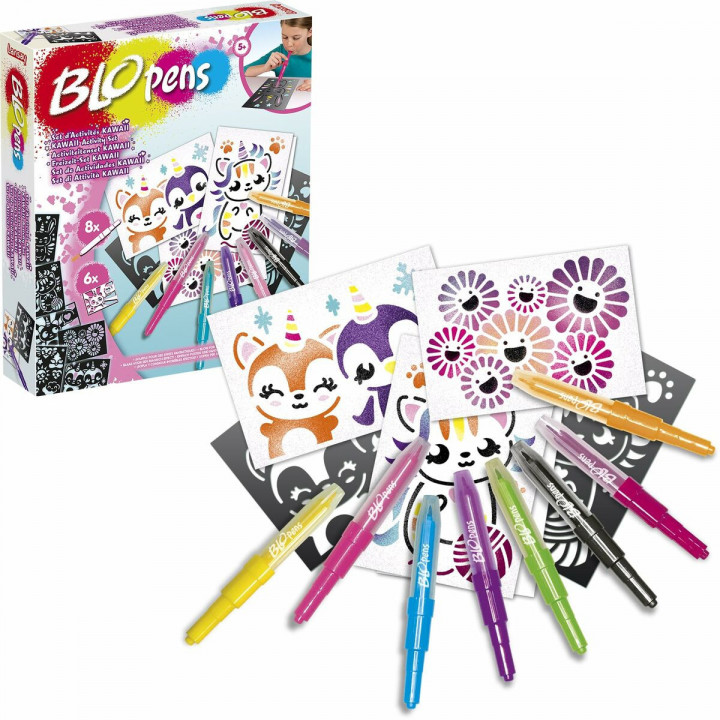 Activiteitendoos om te Kleuren Lansay BLOPENS KAWAII Multicolour