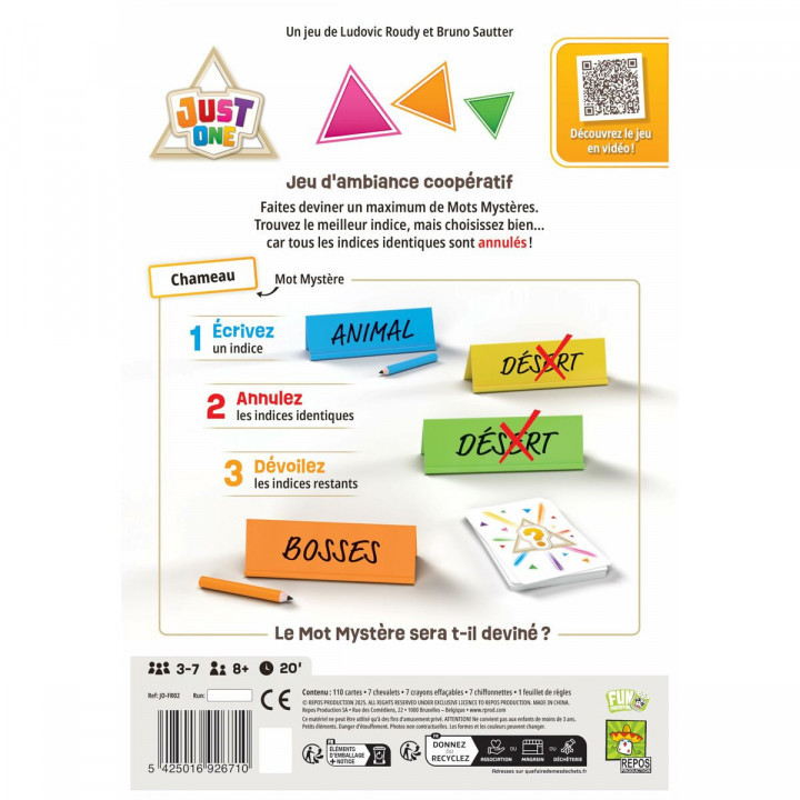 Jeu de société Asmodee Just One