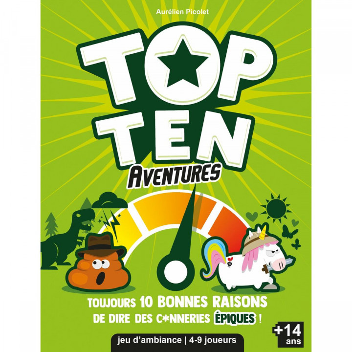 Tischspiel Asmodee Top Ten Adventures