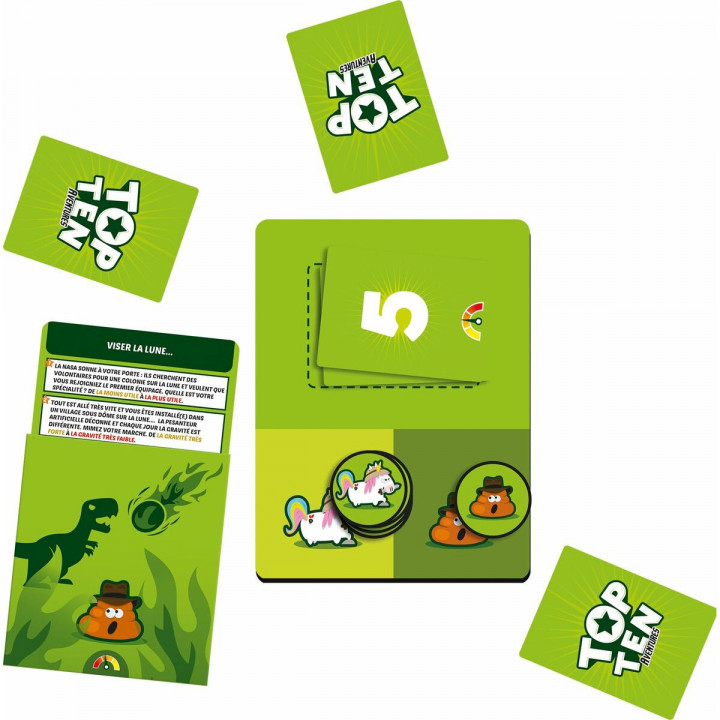 Tischspiel Asmodee Top Ten Adventures