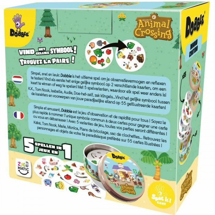 Tischspiel Asmodee Dobble : Animal Crossing 14 x 9 x 14 cm