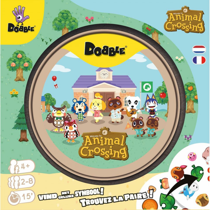 Board game Asmodee Dobble : Animal Crossing 14 x 9 x 14 cm