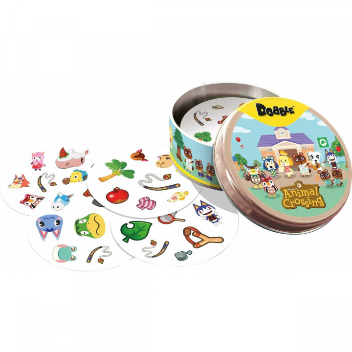 Gioco da Tavolo Asmodee Dobble : Animal Crossing 14 x 9 x 14 cm
