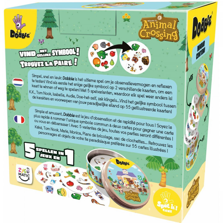 Bordspel Asmodee Dobble : Animal Crossing 14 x 9 x 14 cm