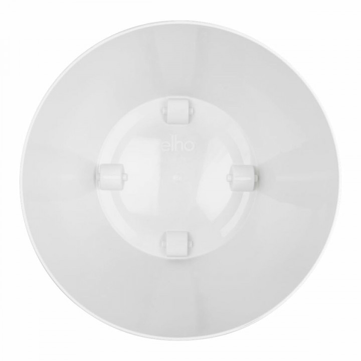 Set de pots Elho Blanc Plastique Rond 2 Pièces