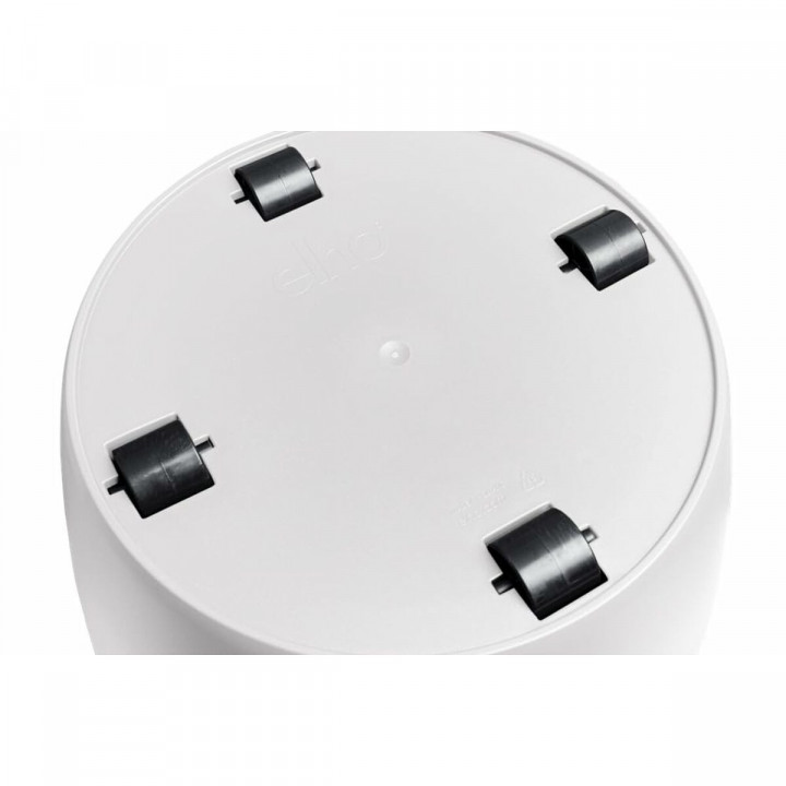 Set de pots Elho Blanc Plastique Rond 2 Pièces