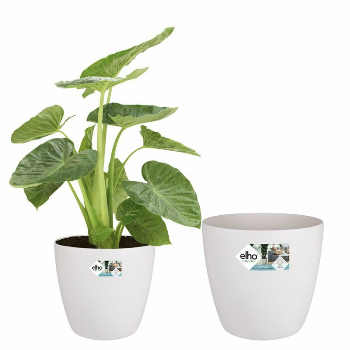 Set of pots Elho White Plastic Circular 2 Pieces