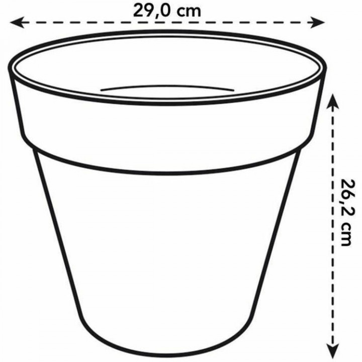 Pottenset Elho Grijs Plastic Cirkelvormig 2 Onderdelen