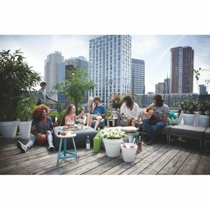 Set de pots Elho Gris Plastique Rond 2 Pièces