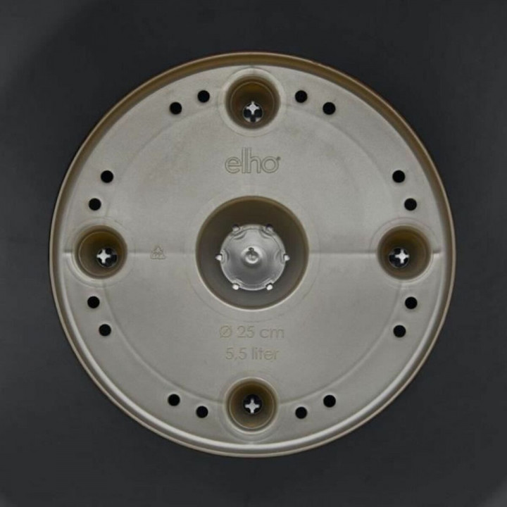 Pottenset Elho Grijs Plastic Cirkelvormig 2 Onderdelen