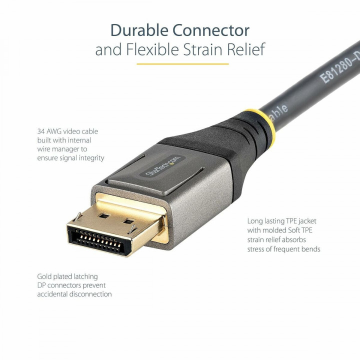 USB-kabel Startech DP14VMM1F Zwart 30 cm