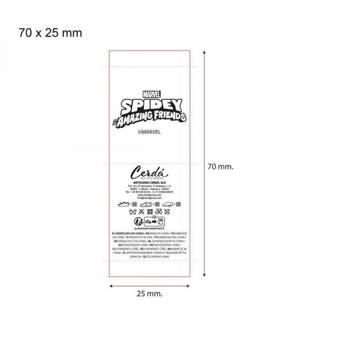 Slippers Voor in Huis Spidey Rood 22-23