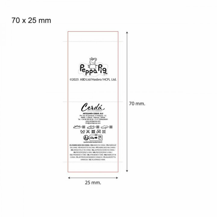 Chaussons Peppa Pig Rose 24-25