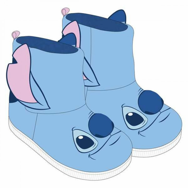 Slippers Voor in Huis Stitch Licht Blauw 26-27
