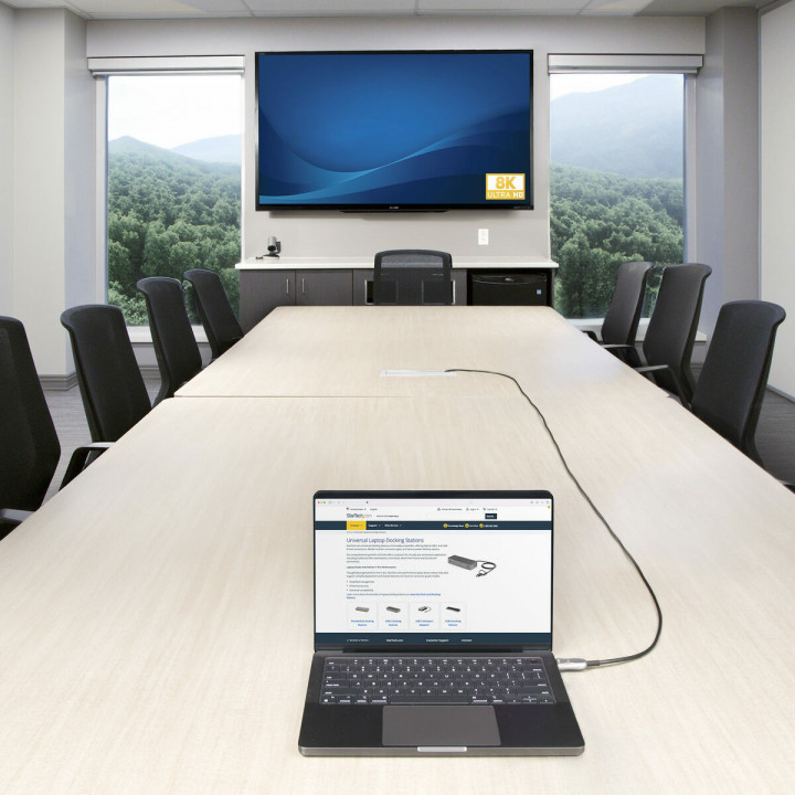 USB Cable Startech 8K-A-100F-HDMI-CABLE Black