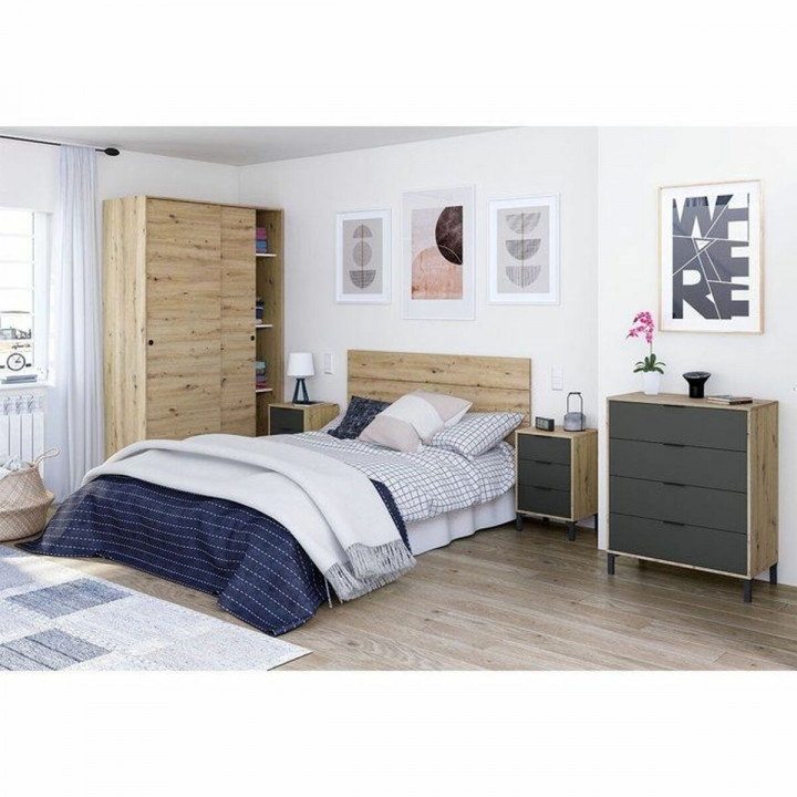 Chest of drawers Brown Black 77,5 x 40 x 93,5 cm