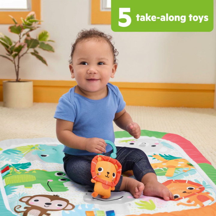 Tapis de jeu Bright Starts Jungle Multicouleur