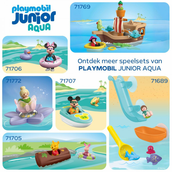 Playset Playmobil Junior Water 71775 8 Pièces